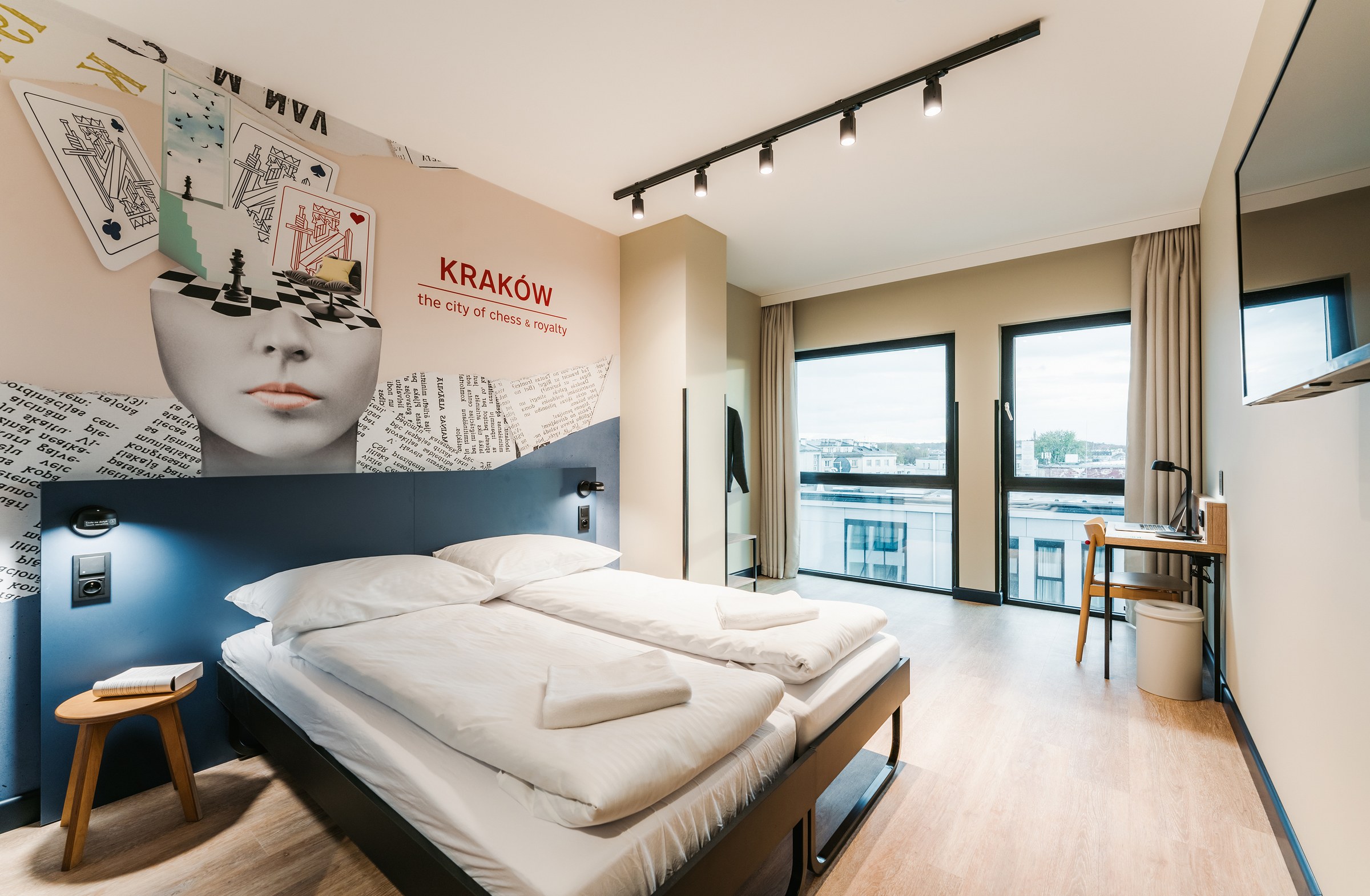 Quarto twin do MEININGER Hotel Krakow Centrum
